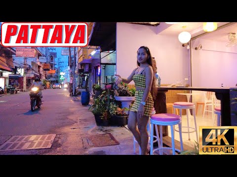 [4K] Pattaya Walk, Pattaya Beach, Soi 13/3, Soi Honey, Soi Buakhao, Pattaya Tai
