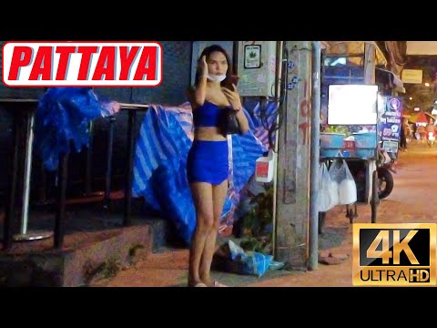 [4K] Pattaya Walk, Soi New Plaza, Beach Road, Soi Buakhao, Soi Boomerang