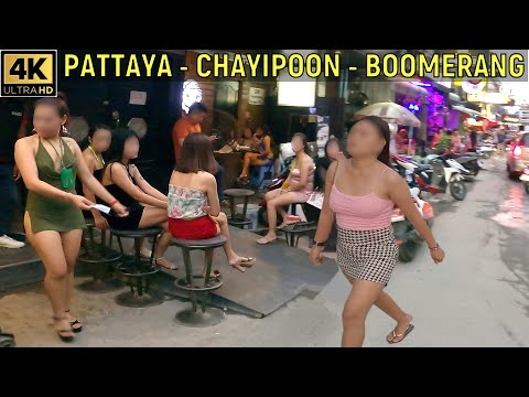 Pattaya evening drive Pattaya Tai – Soi Chaiyapoon -Soi Boomerang – Soi Lengkee -June 2023 Thailand