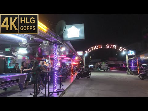 [4K HLG] Action Street | Soi Boomerang | LKmetro | Buakhao | Pattaya | Walking Tube | 20250530
