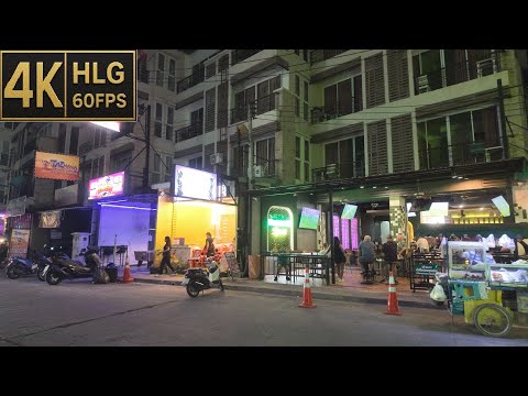 [4K HLG] Soi Boomerang | Soi Lengkee | Soi Chainapoon | Buakhao | Pattaya | 20250525