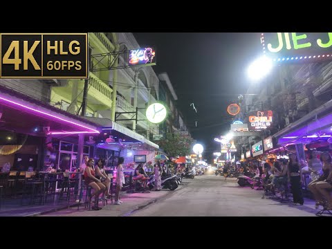 [4K HLG] Soi Chaiyapoon | Soi Lengkee | Soi Boomerang | Soi 15 | Pattaya Avenue | Buakhao | 20250515