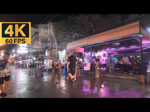 [ 4K ] SoiBuakhao & Soi Boomerang | Songkran | Pattaya | Walking Street | Soi6 | 20250416
