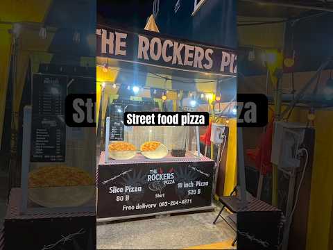 Street food pizza Soi Boomerang Pattaya #pattayatrip #pizza #thespaceboomerang #ร้านลับพัทยา
